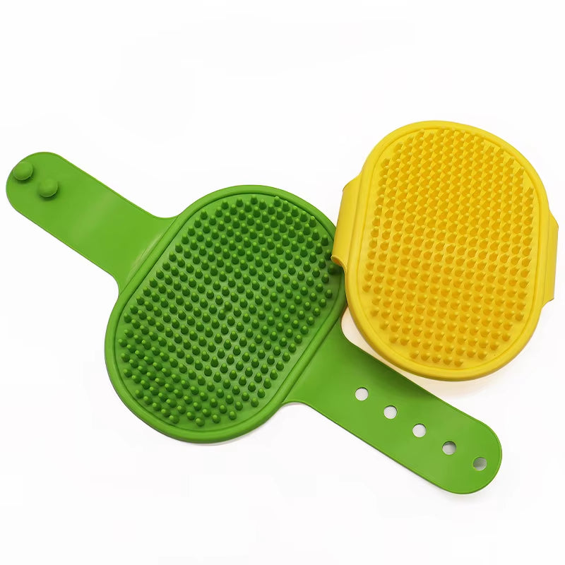 Soft Rubber Dog Brush Comb Cat Bath Brush Rubber Glove Hair Fur Grooming Massage Brush for Dog Cats Pet Bath Supplies