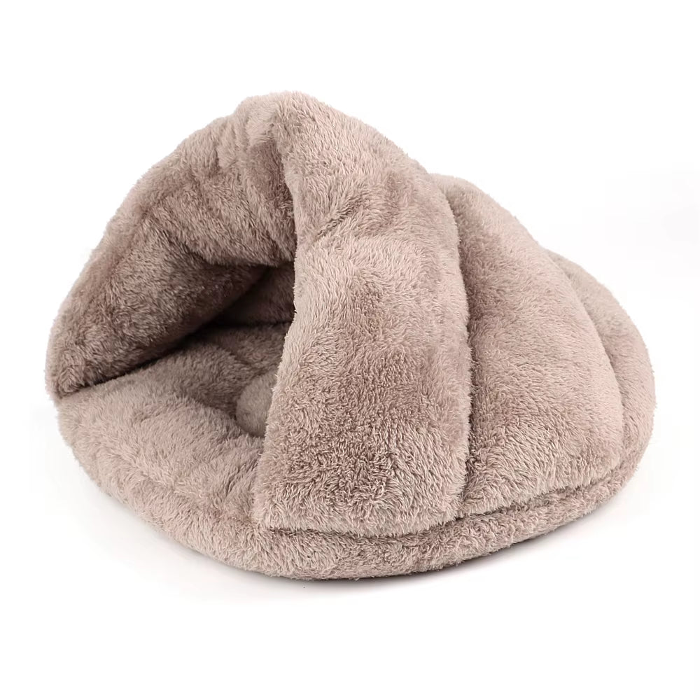 Soft Cat Bed Winter Warm Plush Pet Puupy Kitten Nest Kennel Deep Sleep Cats Cave House for Cats Small Dogs Products