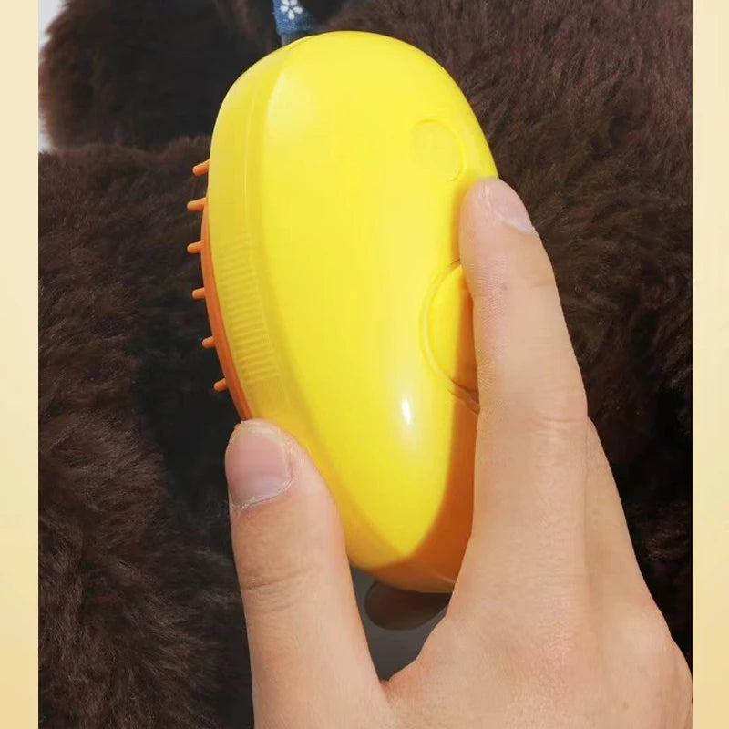 Pet Spray Mango Massage Comb Cat and Dog One-Click Spray Anti-Skies Comb Bath Brush Remove Floating Hair Pet Comb