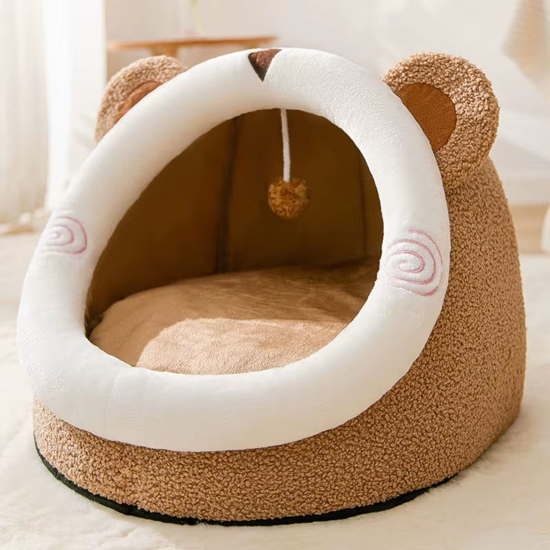 Four Seasons Universal Cat Litter Cat Cradle Cat Bed Cat House Semi-Closed Spring and Summer Dog Kennel Dog House Pet Supplies