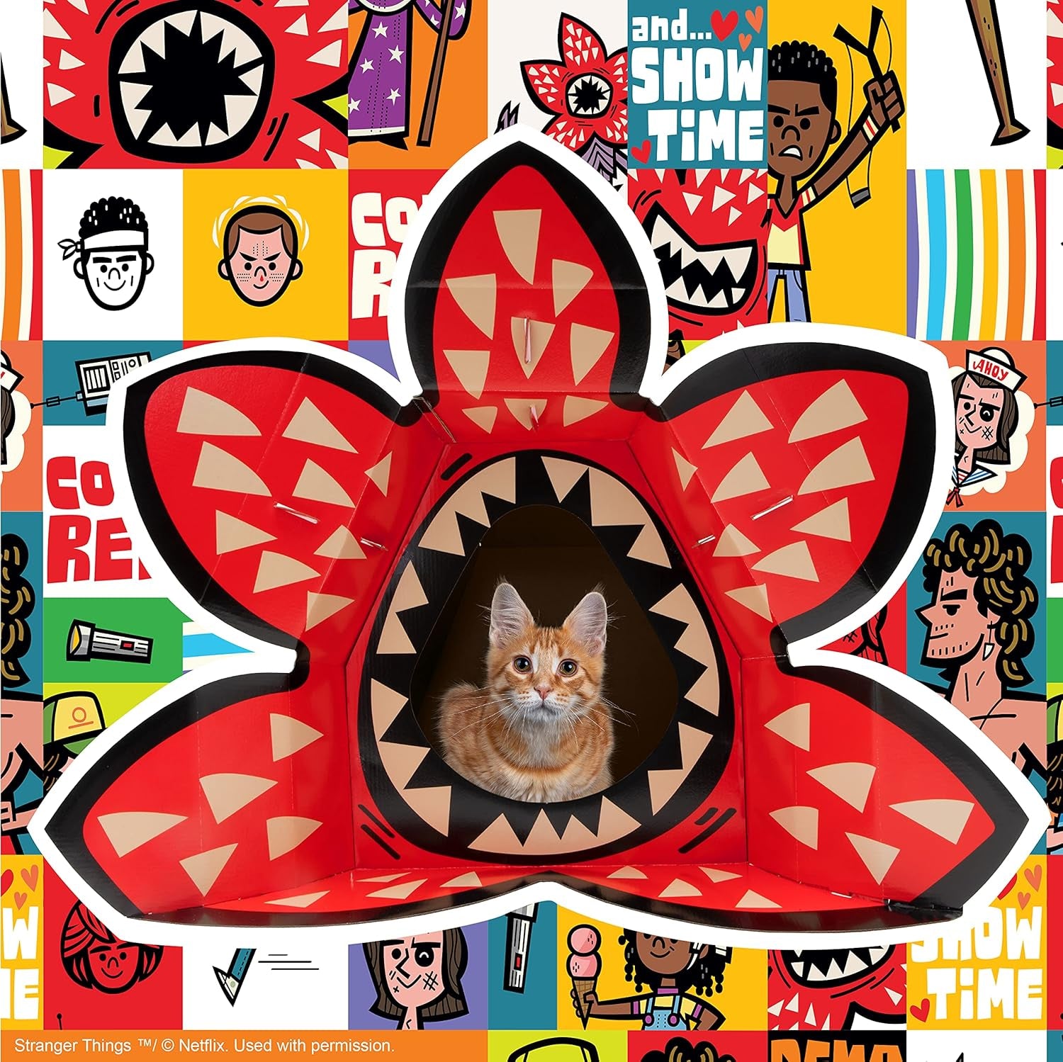 Stranger Things Demogorgon Cat House, Red