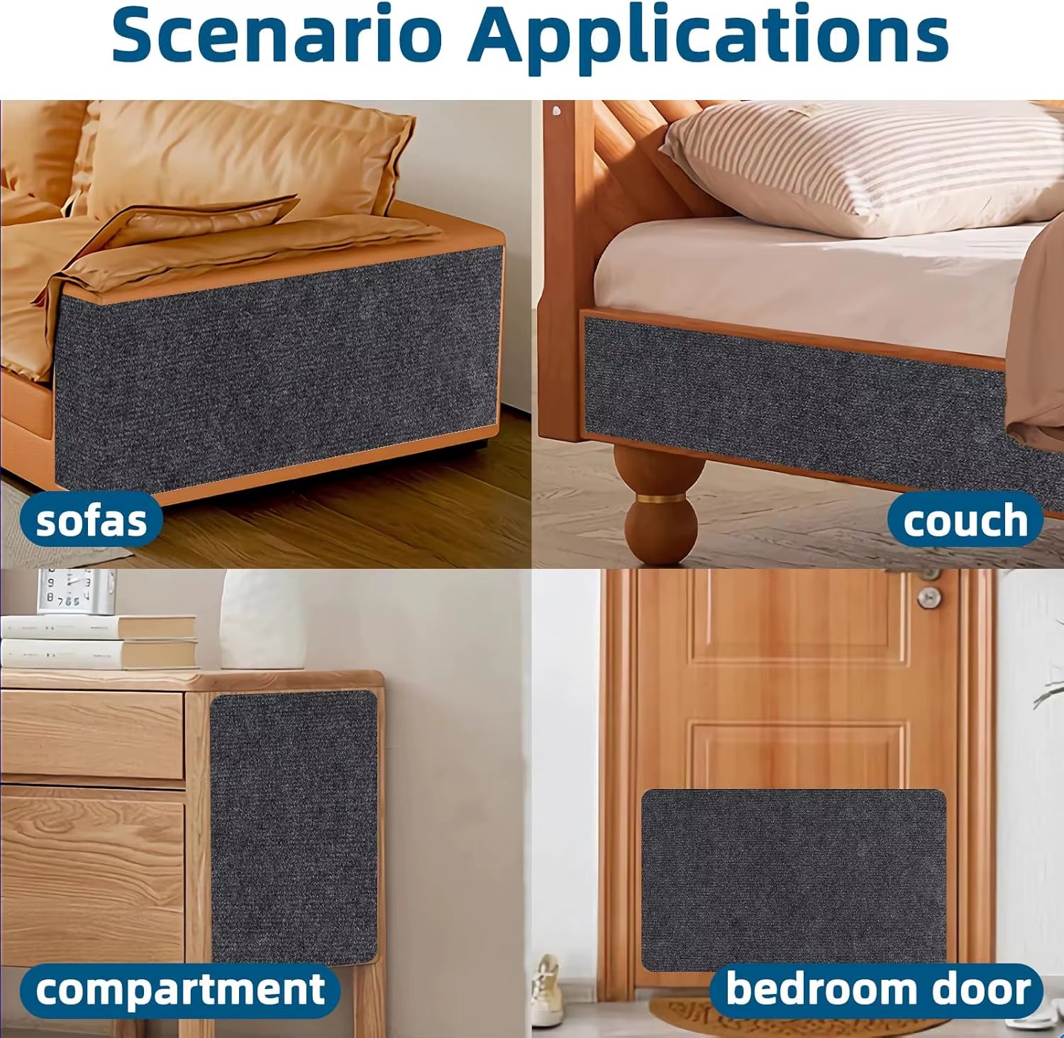 Anti Cat Scratch Sofa Cat Crawling Mat Sofa Protection Grinding Climbing Frame Self-Adhesive Carpet Cats Scratch Board Cat Toys