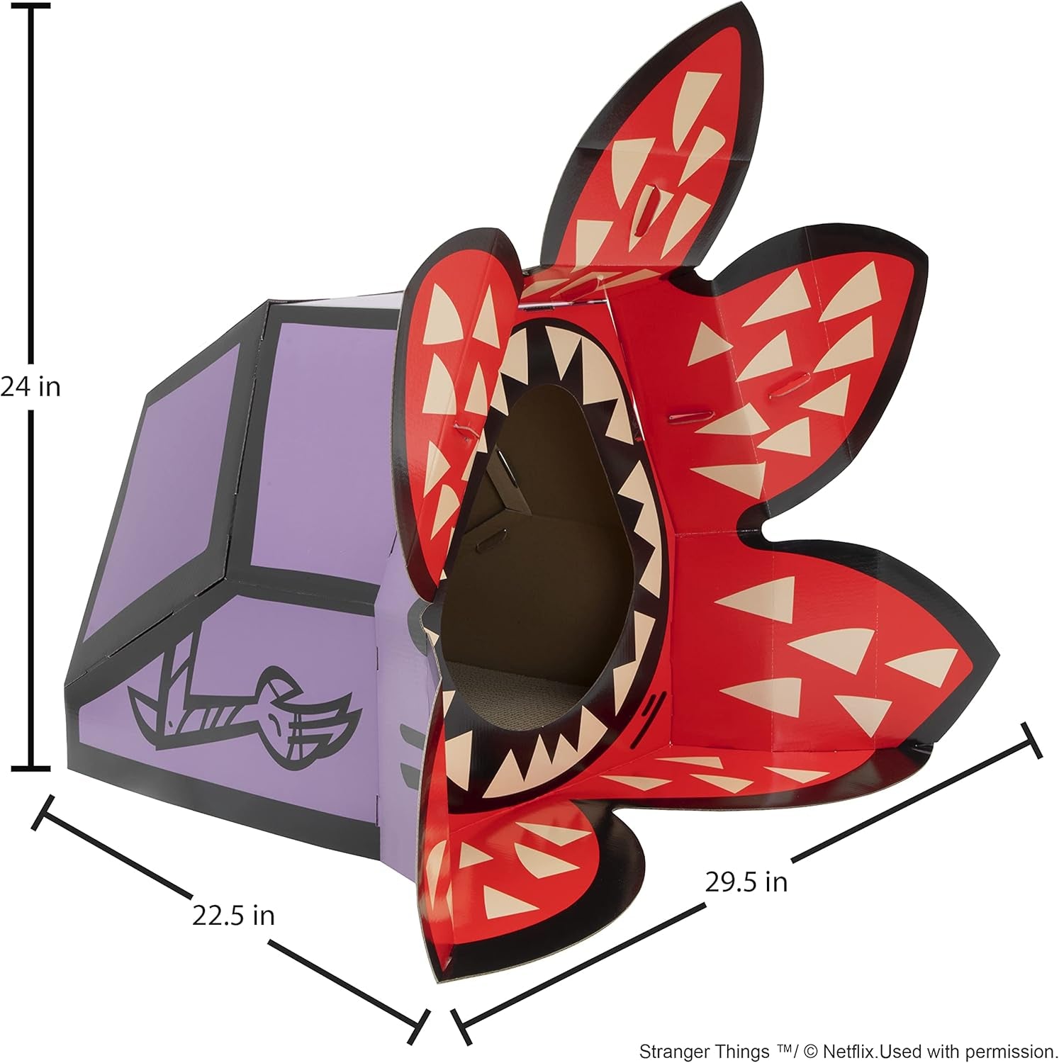 Stranger Things Demogorgon Cat House, Red