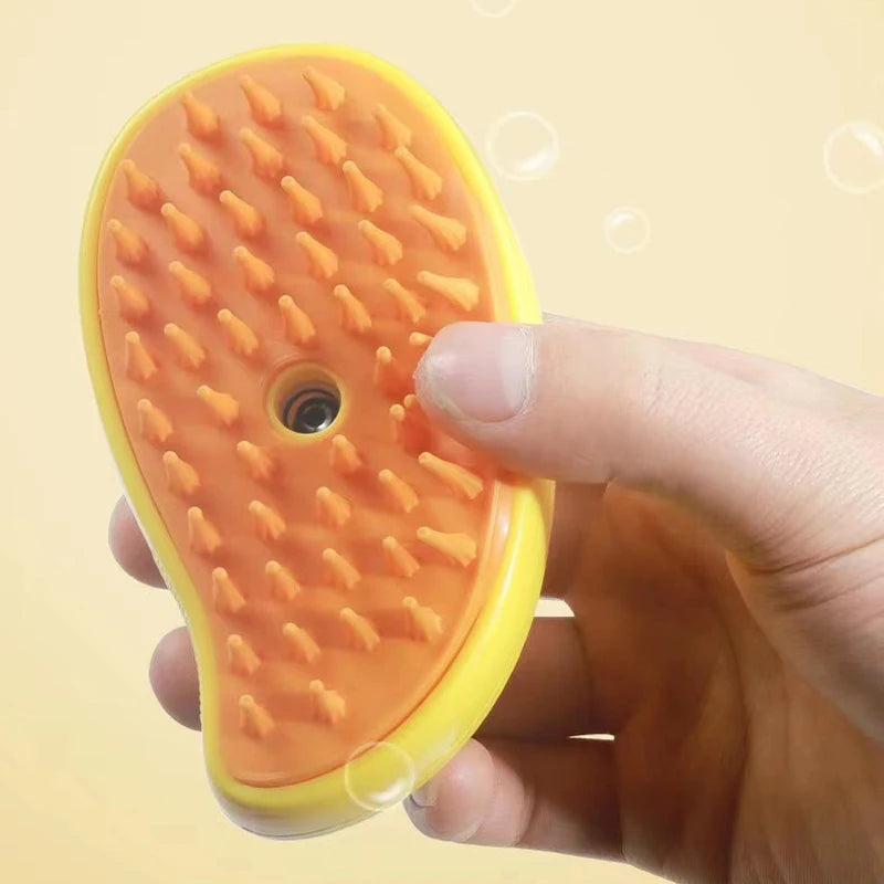 Pet Spray Mango Massage Comb Cat and Dog One-Click Spray Anti-Skies Comb Bath Brush Remove Floating Hair Pet Comb