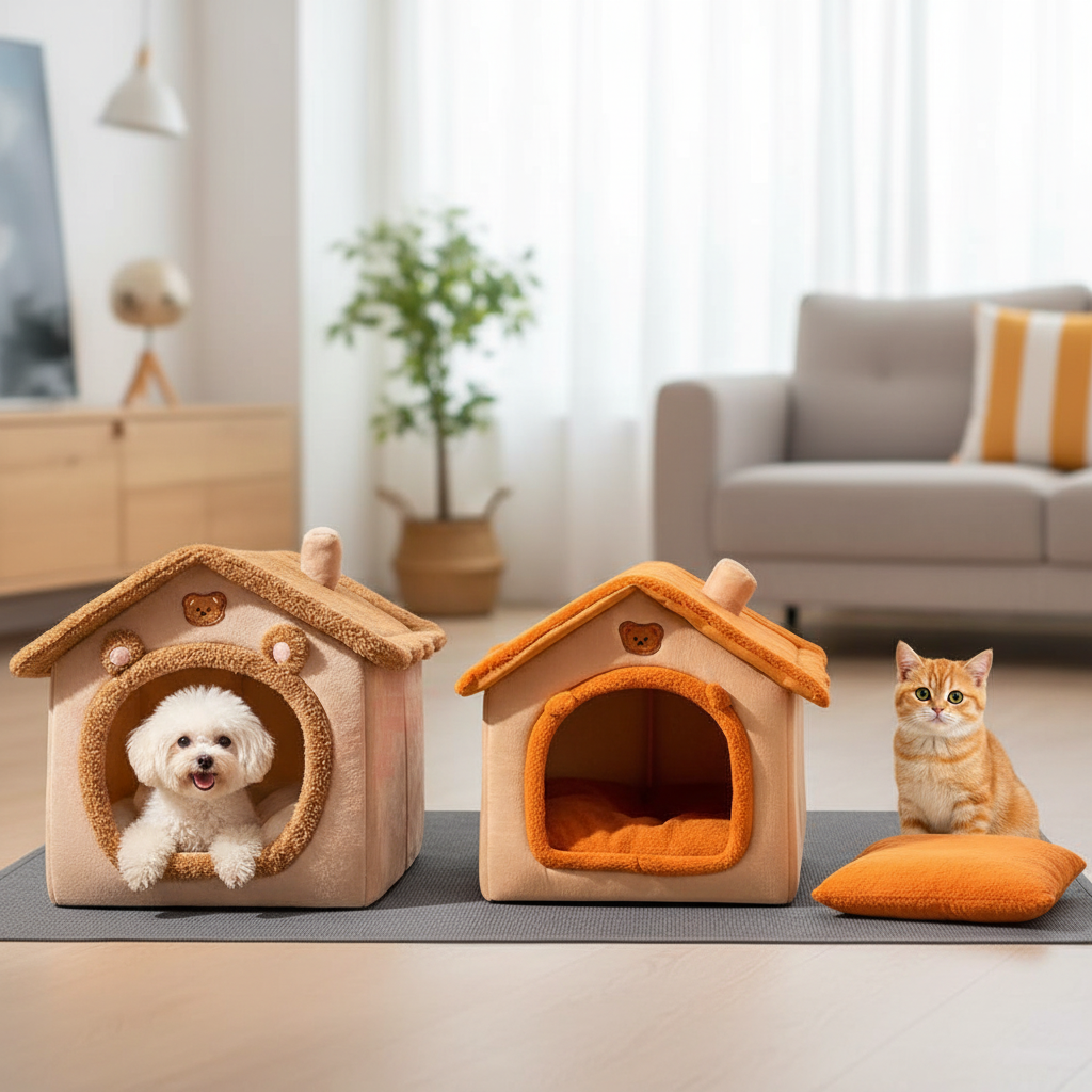 Brown pet house lifestyle