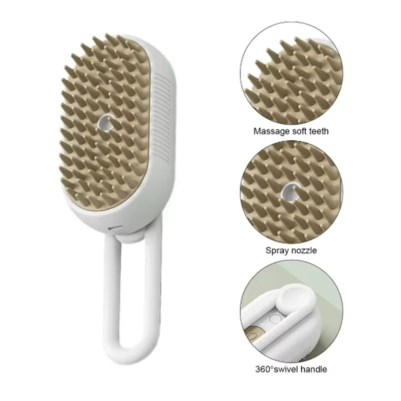 Cat Comb Pet Haired Comb Dog Haired Dog Bathing Massage Brush Cat Haired Brush Puppy Cleaning Pet Supplies