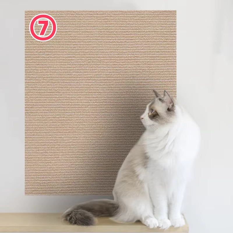 Anti Cat Scratch Sofa Cat Crawling Mat Sofa Protection Grinding Climbing Frame Self-Adhesive Carpet Cats Scratch Board Cat Toys