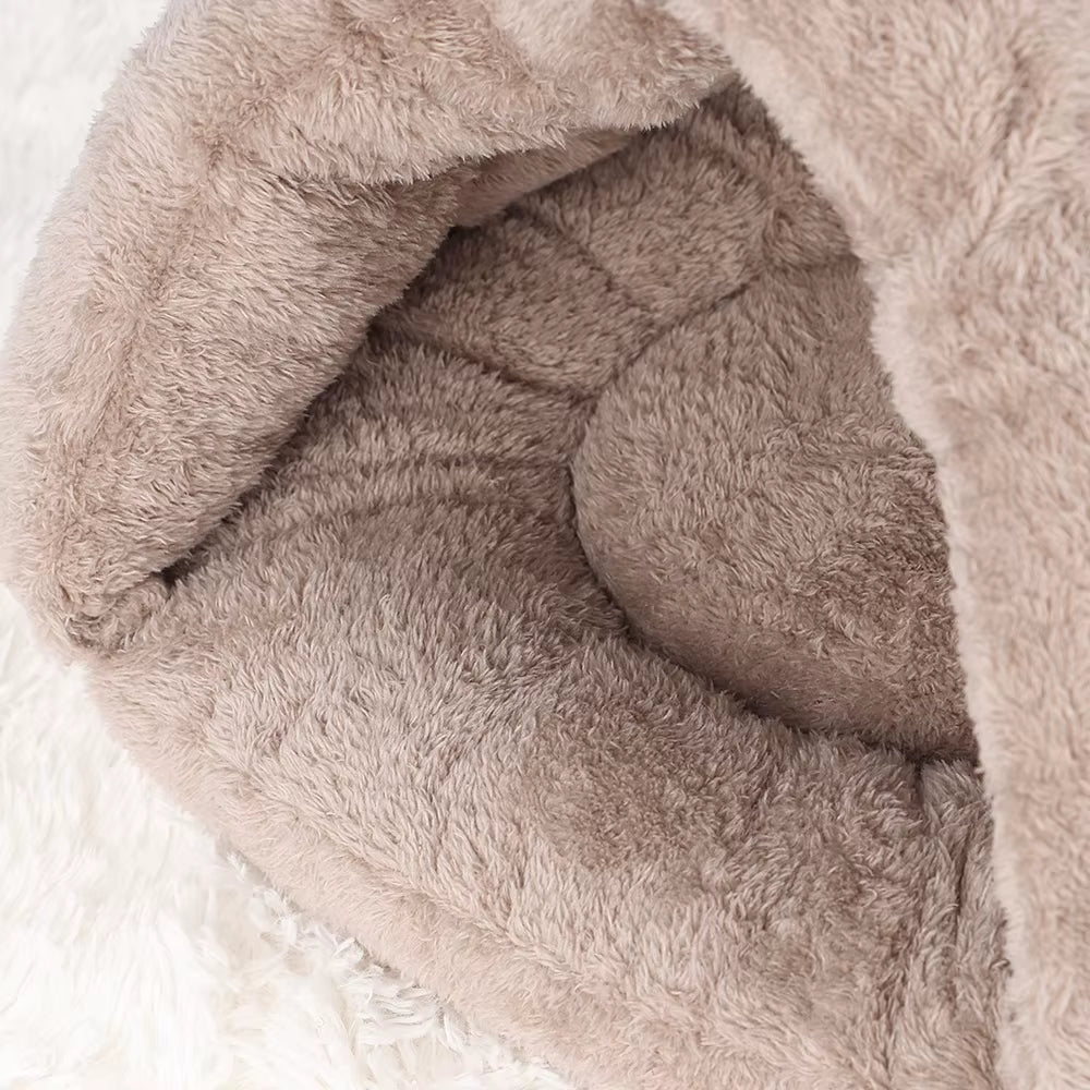 Soft Cat Bed Winter Warm Plush Pet Puupy Kitten Nest Kennel Deep Sleep Cats Cave House for Cats Small Dogs Products