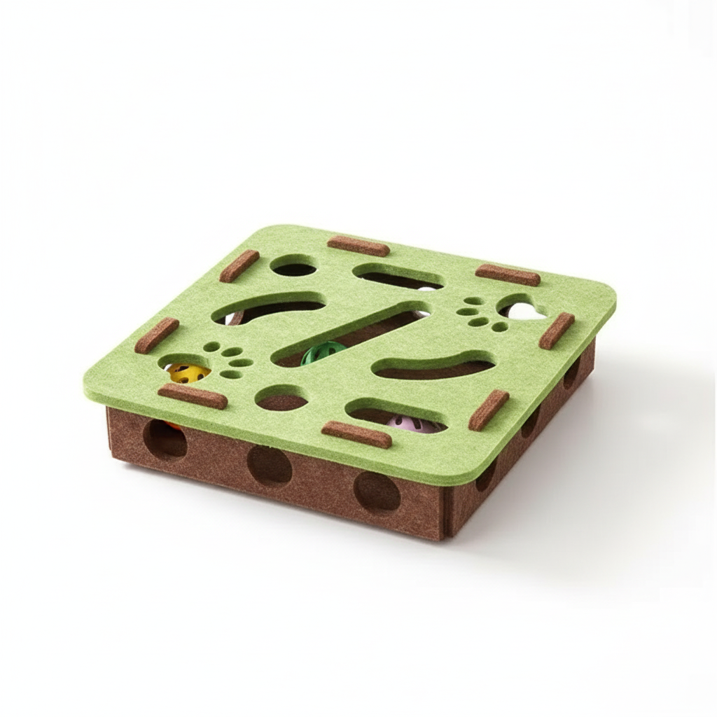 Green and Brown Square