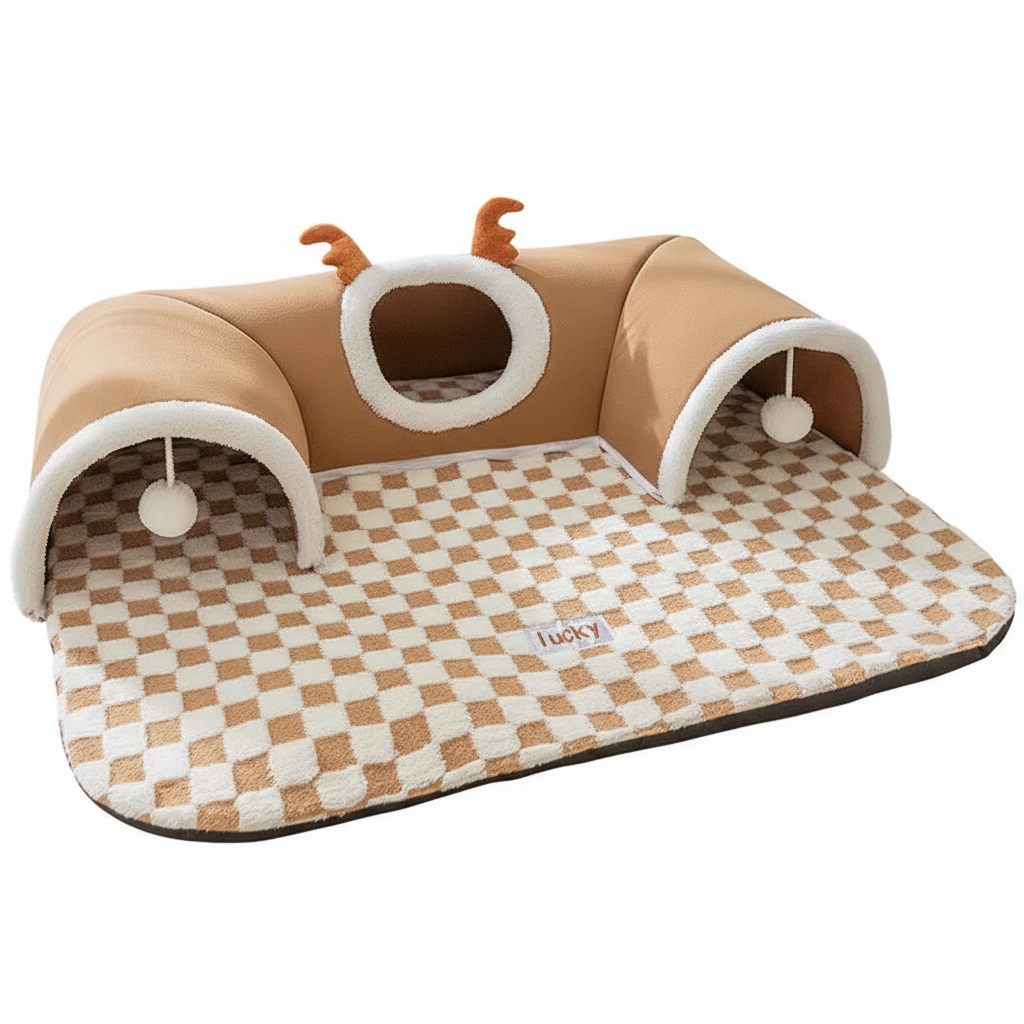 Standalone reindeer bed front